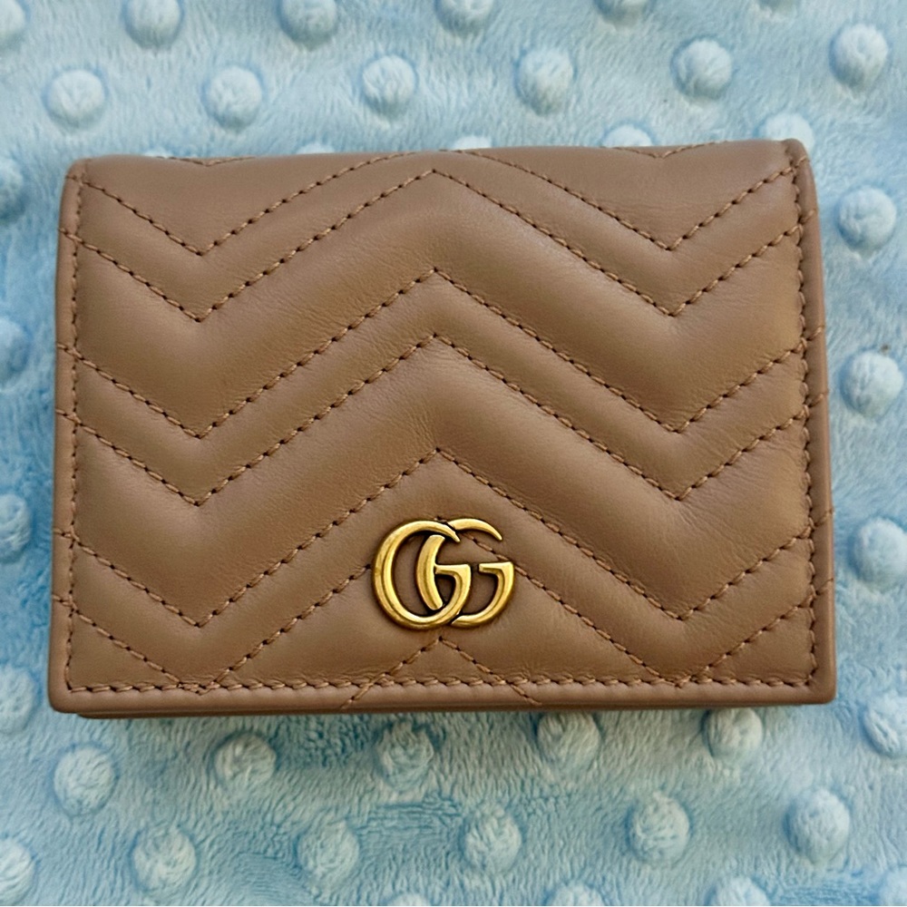 Gucci marmont card case wallet